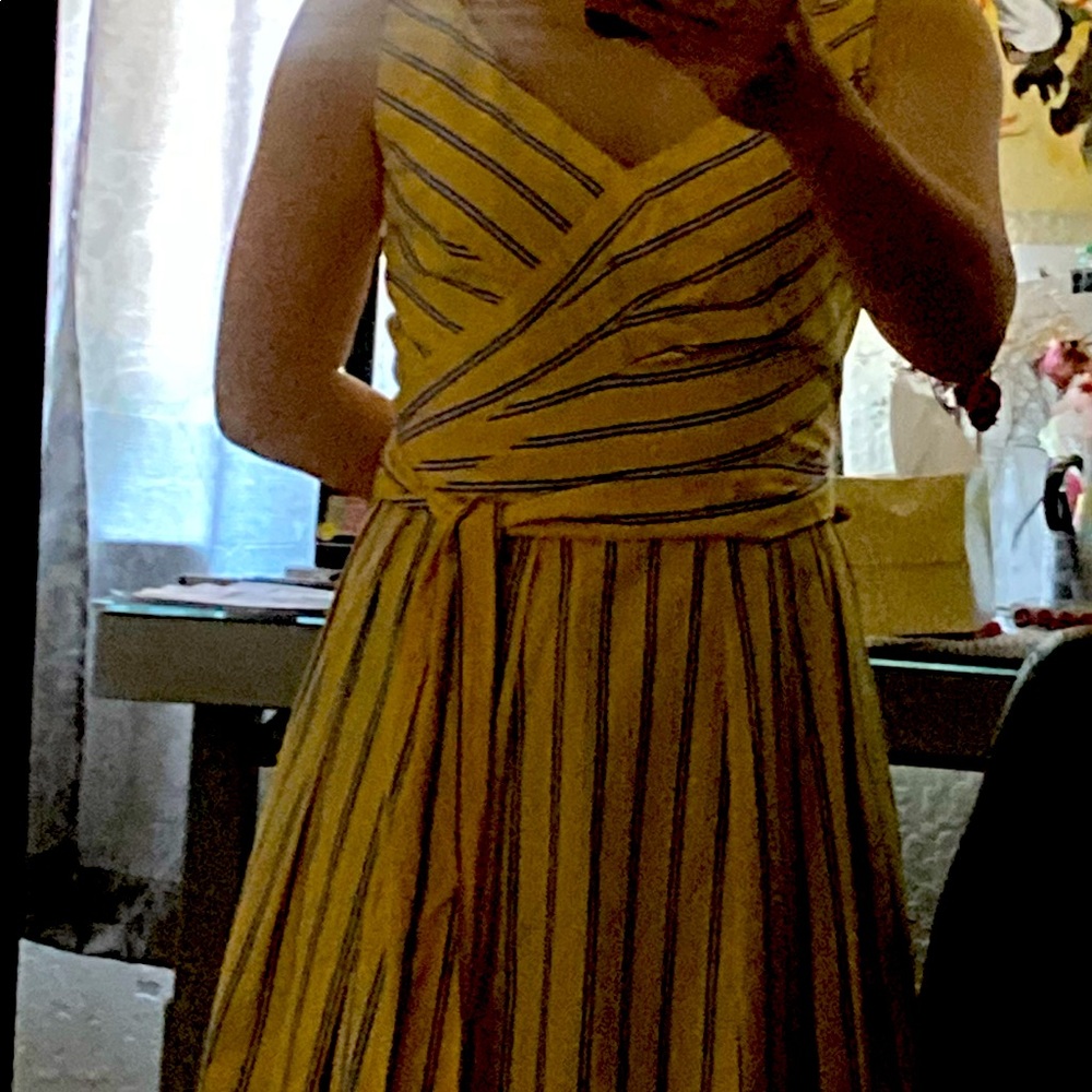 Talbots summer stripes dress 6